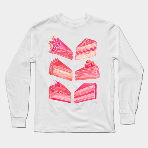 Melon Cake Slices Long Sleeve T-Shirt by CatCoq